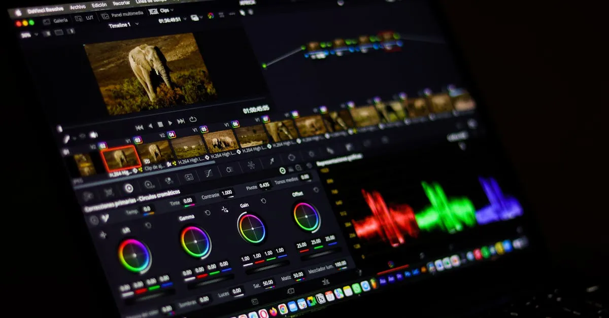 color grading drone footage