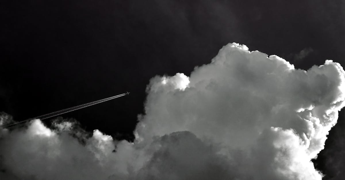 cloud layers in the sky