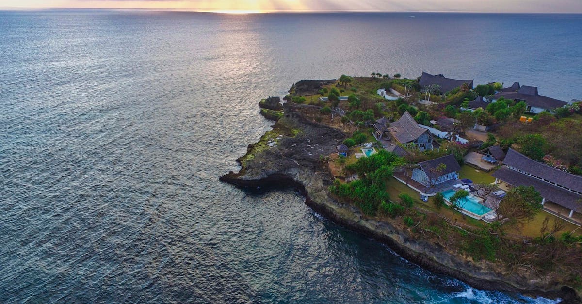 luxury property aerial view