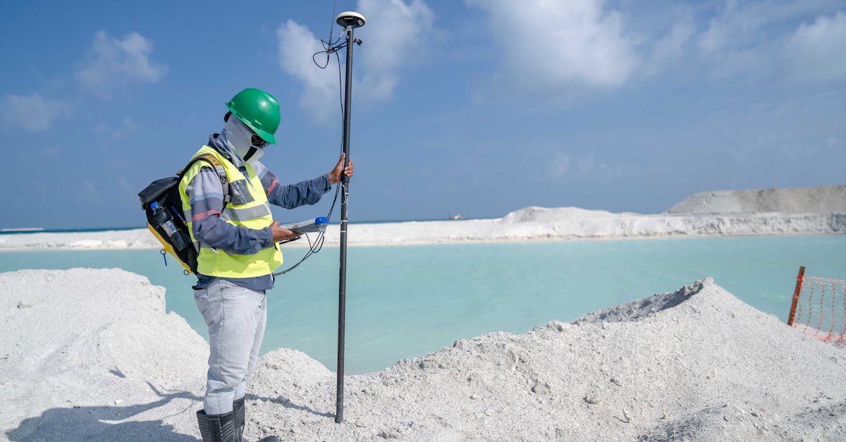 drone surveying equipment in field
