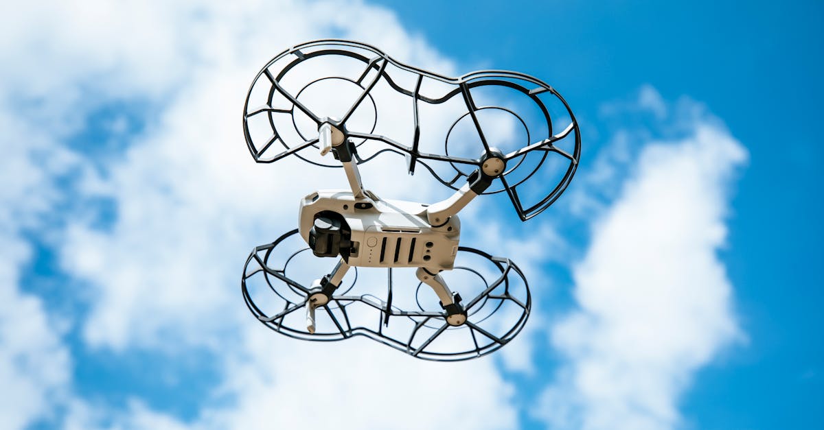 drone flying over outdoor area