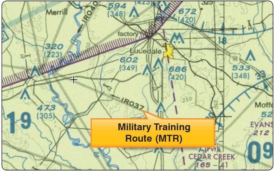 Military Training Routes