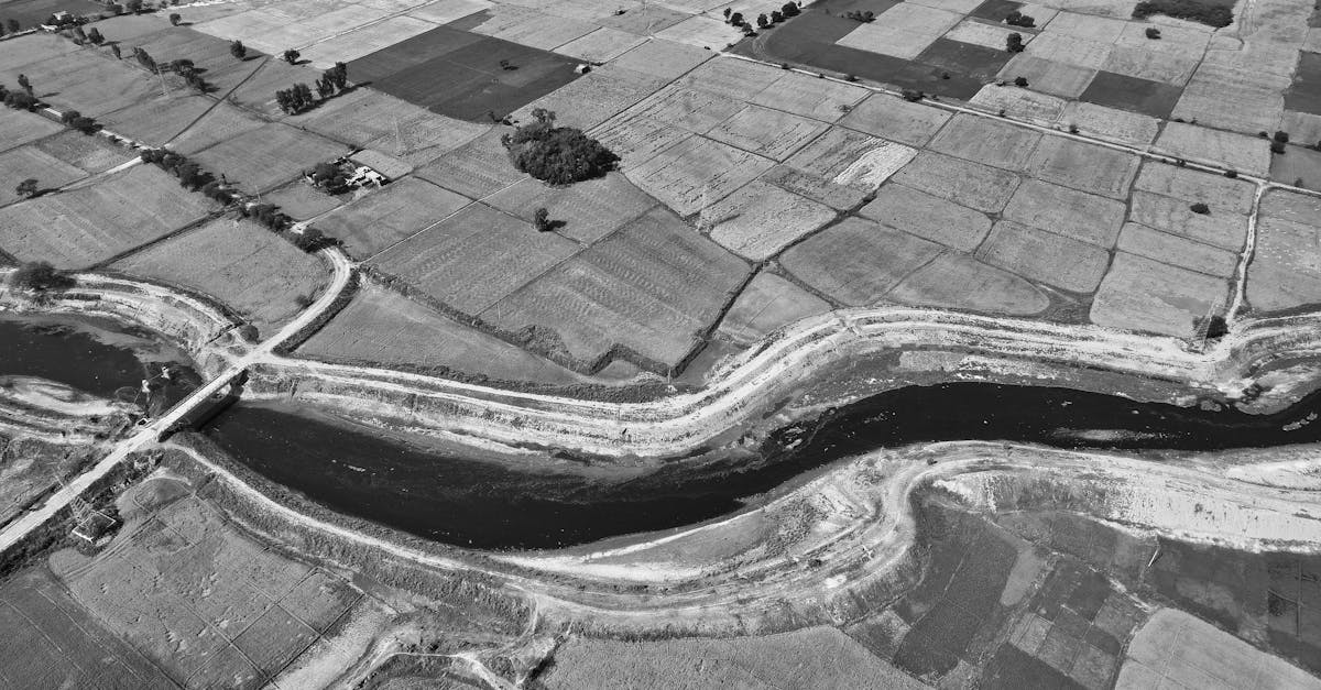 Black & White Aerial Photography